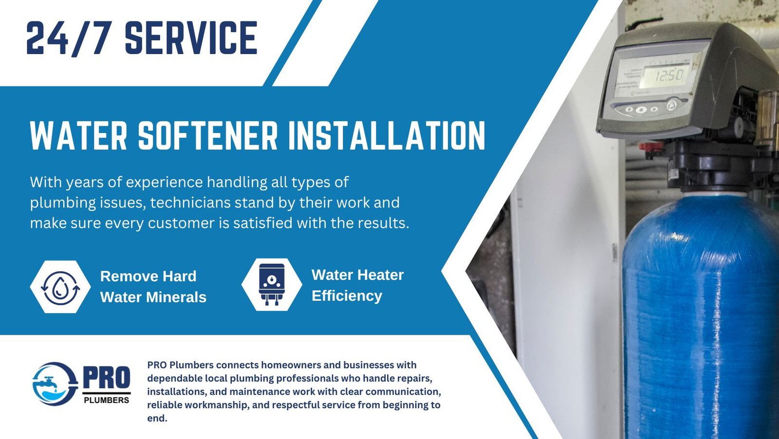 Water softener installation in Missouri City, TX