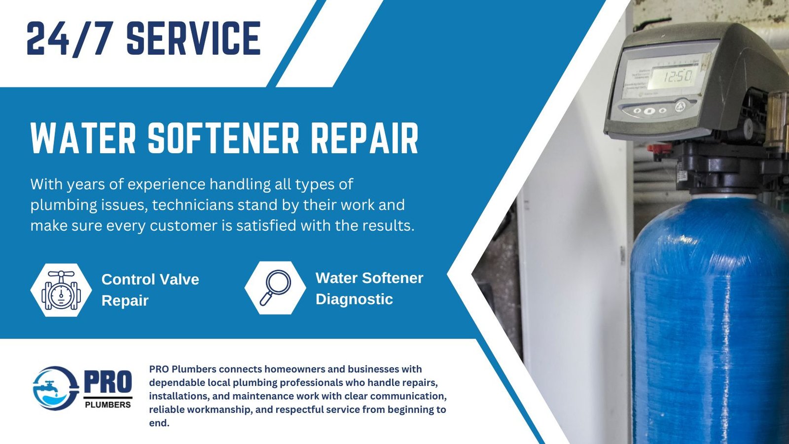 Water softener repair in Missouri City, TX